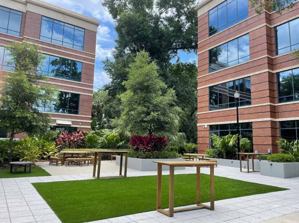 tampa office outdoor space